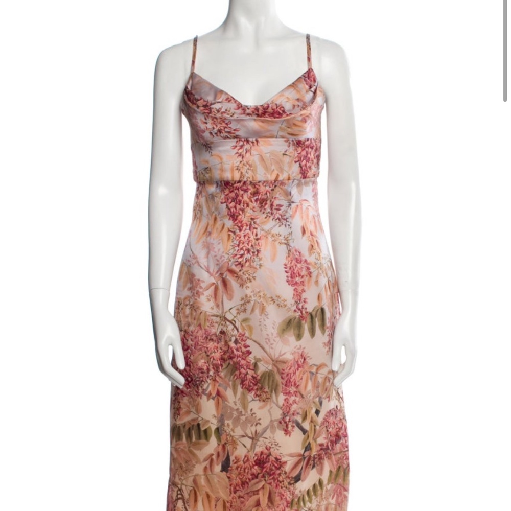 Satin Floral zimmermann dress